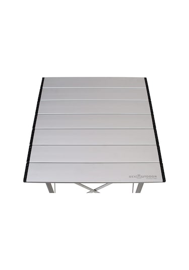 Sekoutdoor Katlanır Kamp Masası Orta 4 Kişilik Gri