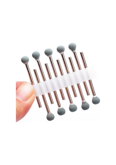 10 Adet Elmas Freze Kesicisi Tırnak Matkap Ucu Elektrikli Manikür Makinesi Tırnak Eti Temiz Dosyaları Ekipman Aksesuarları Araçları Yellow