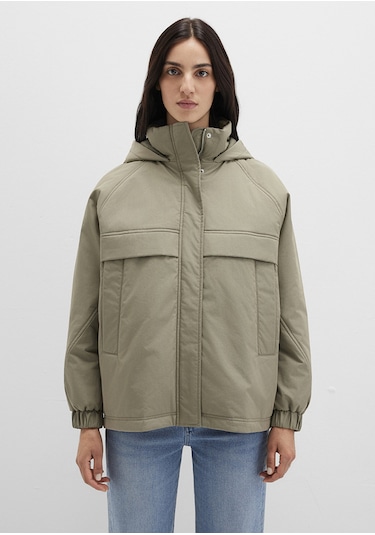 Mavi - Kapüşonlu Haki Ceket 1110348-71818 Yeşil
