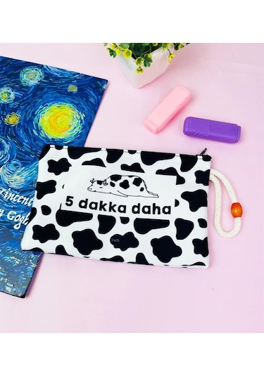 5 Dakka Daha Tasarımlı Defter ve Renkli Jel Kalem Kırtasiye Seti