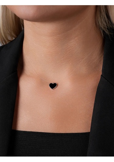 Lucente Balıkçılık İpi Kolye Kalp 925 Ayar Gümüş 327293797 Gümüş