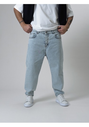 Cocopelli Boyfriend Buz Mavisi Erkek Kot Pantolon Coc2526 Mavi