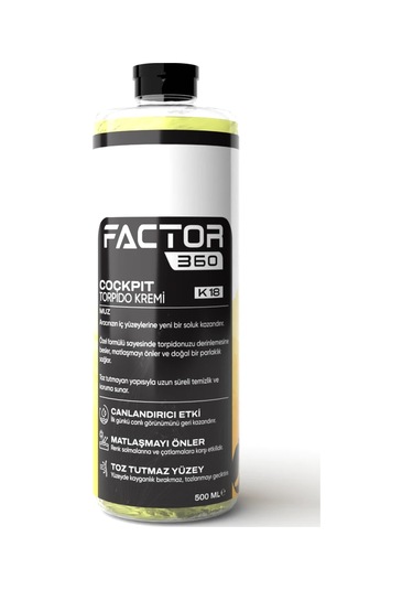 Factor 360 Cockpit Torpido Kremi Muz Kokulu 500 Ml