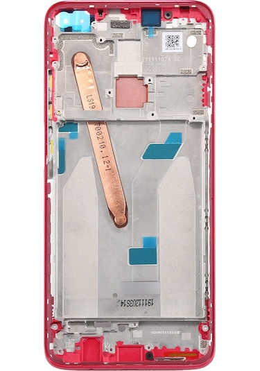 Xiaomi Redmi K30 5g İçin Ön Muhafaza Lcd Çerçeve Çerçeve Plakası Kırmızı