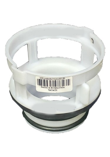 Sanica Gömme Rezervuar Boşaltma Grubu Baskı Yatağı Beyaz Beyaz