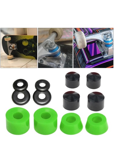 Homyl Kaykay Burcu Yedek Bardak Yıkayıcılar Longboard Yeşil Yeşil Çok Renkli