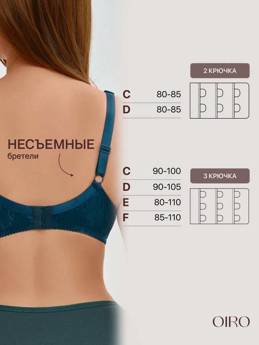 Oıro Dantel Sütyen Büyük Beden 420940668 Zümrüt