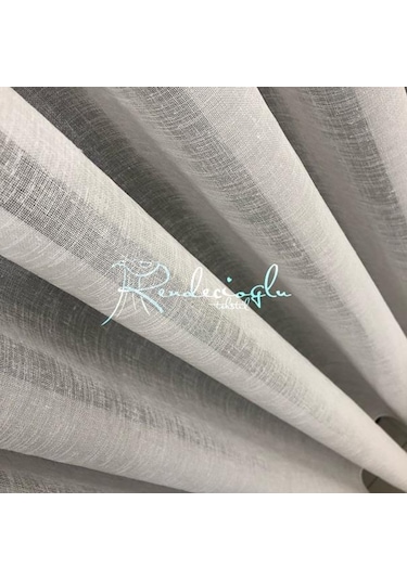 Tül Perde1. Sınıf Foldet Zemin Keten Etek Kurşun Çok Renkli