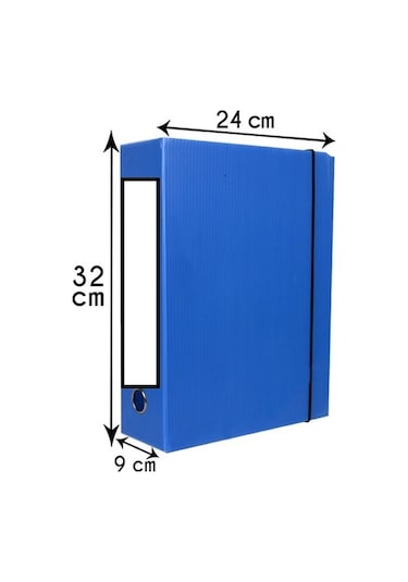 Saraoğlu Arşiv ve Proje Kutusu 24 x 32 x 9 CM Mavi 50 Adet