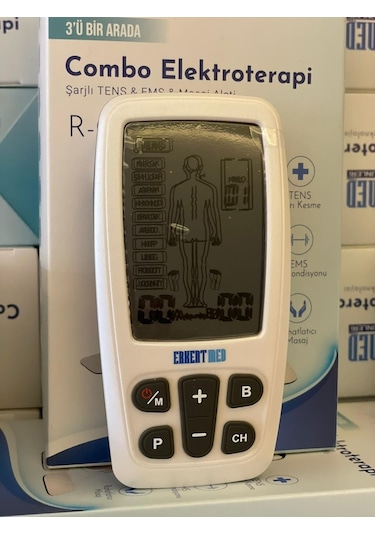 Roovjoy Şarj Edilebilir Tens Ems Masaj Cihazı 4 Pedli