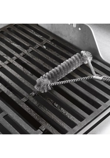 Suofeng Barbekü Izgarası Temizleme Fırçası, Dayanıklı Çelik Telli, Kaliteli Yağ Ve Kireç Temizleyici, Tek Kullanim, Gümüş Rengi Diğer