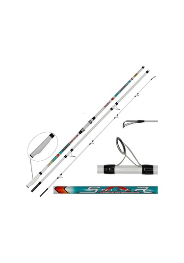Portfish Sniper 425cm 300gr 3parça Im8 Karbon Surf Kamış 1