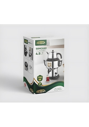 Avesta 4.5 Lt Ev Tipi Klasik Elektrikli Semaver