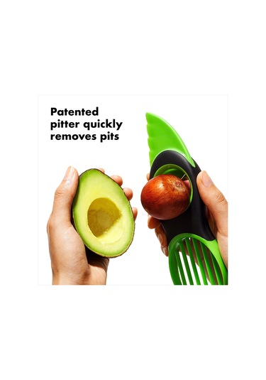 Youtek 3'lü Avokado Dilimleyici: Kesme, Çekirdek Kaldırma Ve Scoop İşleviyle Pratik Mutfak Aleti Gösterildiği Gibi