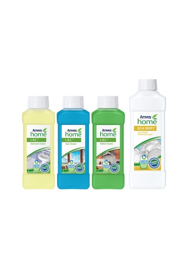 Amway Home LOC Banyo + Mutfak + Cam Temizleyici 3 x 500 ML + Bulaşık Deterjanı 1 L