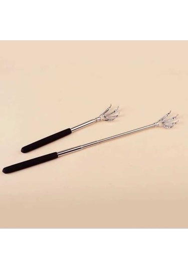 Willowhaven 2021 Yeni Taşınabilir Rastgele Renk Pençe Teleskopik Sırt Scratcher Masaj Geri Scratcher Çok Renkli Çok Renkli