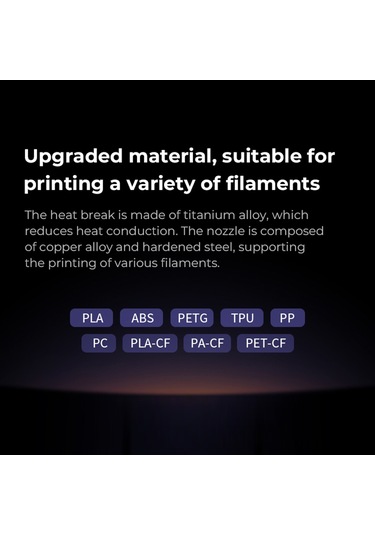 Yaozixa Creality 0.6mm "unicorn" Hızlı Değişim Nozulu: Yüksek Hızda Baskı İçin İdeal, K1, K1 Max, K1c, K1 Se, Ender-3 V3 Uyumlu