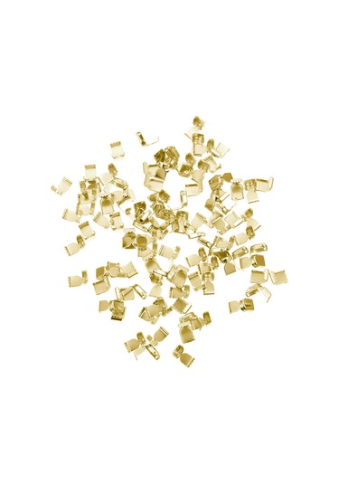 Gold Altın Renk Metal Ayakkabı Bağcık Ucu Klipsi 30 Adet