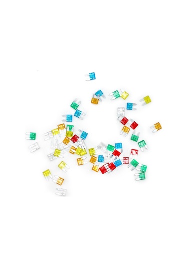 Xiyyadms 60 Adet Apm/atm Tipi Çinko Alaşımlı Mini Sigorta Seti - 5a,10a,15a,20a,25a,30a Her Güçten 10 Adet 5