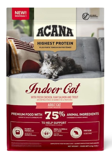 Acana Indoor Yüksek Proteinli Yetişkin Kedi Maması 4500 G
