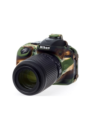 Easycover Nikon D5300 Silikon Kılıf Ecnd5300C (Kamuflaj)