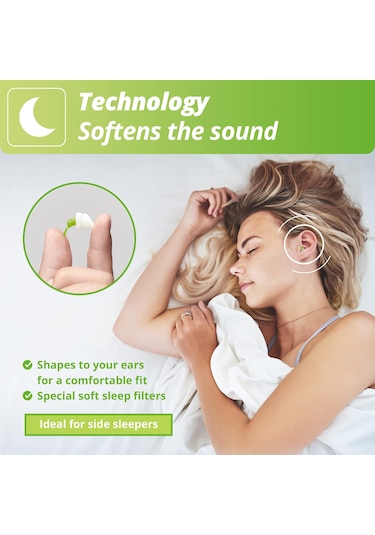 Sleepsoft Uyku Ve Horlama Kulak Tıkacı, 1 Çift