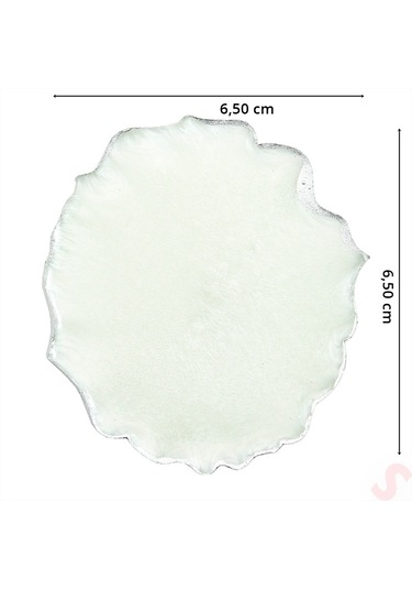 Epoksi Magnet, 6,50 Cm - Gümüş - 10 Adet Gümüş