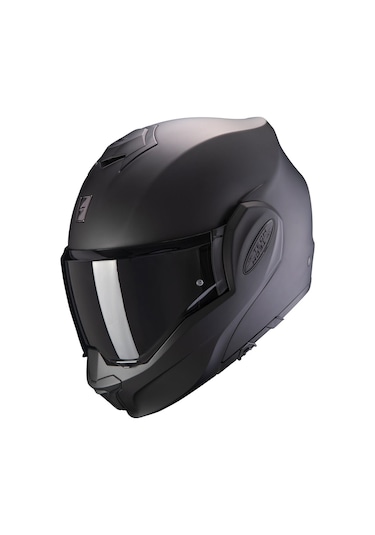 Scorpion Exo-tech Evo Çene Açılabilir Motosiklet Kaskı Mat Siyah Mat Siyah