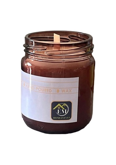 Ml Paçuli&yasemin&portakal Kokulu Kavanoz Mum Siyah