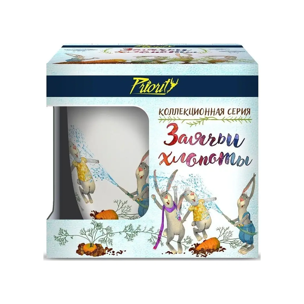 Priority. Porselen Çay Kupası Tavşanlar Derinne 1 Adet 7338326 Turuncu