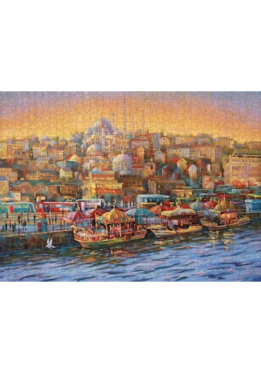 Nova 1000 Parça İstanbul Eminönü Balıkçıları Puzzle - Nikolay Siv
