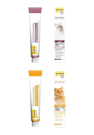 Gimcat Malt Soft 100 Gr + Gimcat Multivitamin 100 Gr