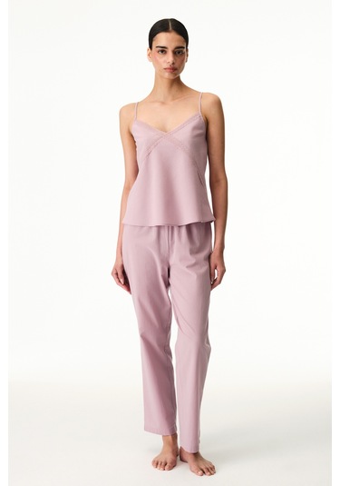 Penti Pembe Petal Pantolon Pijama Takımı