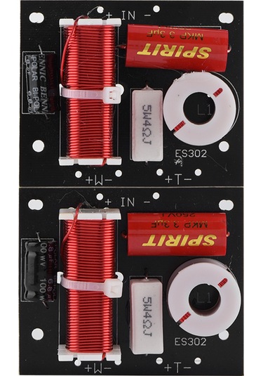 Lemestar 2 Adet 2 Yollu Hoparlör Filtresi, 150w Maksimum Güç, 3200hz Çaprazlama, Hıfı Ses Kalitesi, Dıy Uyumlu, 4-8ω Direnç