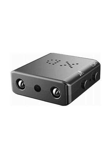 1080p Ev İçi Mini Wifi İzleme Kamerası - 2.4ghz Wifi, Hareket Algılama Ve Sürekli Kayıt, 128gb Tf Kart Desteği Siyah