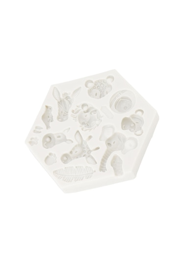 Kangvka Orman Hayvan Figürlü Silikon Kalıp Yemek Dereceli Isı Dayanıklı Kolay Çıkarma Pasta, Çikolata, Tatlı İçin Diğer