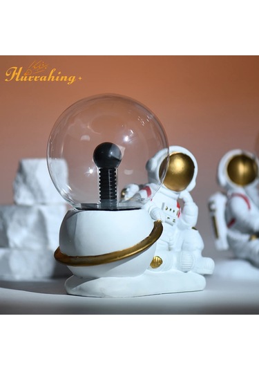 Astronot Meditasyon Plazma Topu İşık 4 İnç Cam Küre Dokunmatik Diğer
