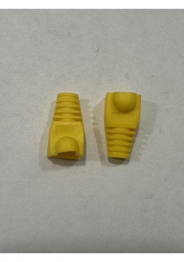 Sarı Rj45 Kılıf Sarı Cat6 Kılıf Sarı Cat5 Kılıf 100 Adet