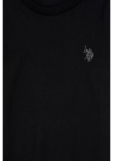 U.s. Polo Assn. Erkek Çocuk Siyah Kazak /triko 50315586-vr046 Siyah