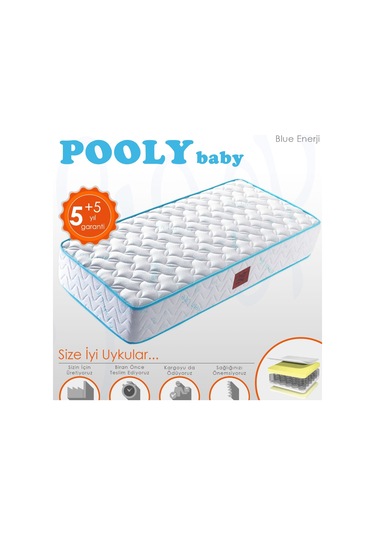 80 x 140 Ortopedik Yatak 80 x 140 Pooly Soft Ortopedik Yaylı Yatak