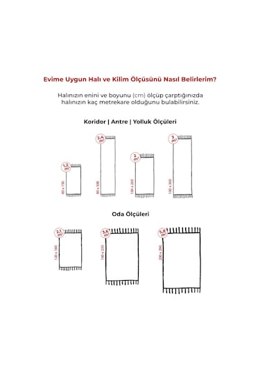Afgan Türkmen Otantik Desenli Bordo Oturma Odası Salon Mutfak Halısı 5366a Zs72