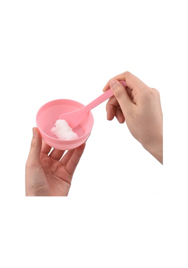 Qingmipy Pembe Dıy Maske Seti: 24 Parça Silikon Fırça, Karıştırma Kabı Ve Sıkıştırılmış Maskeler İle Cilt Bakımı