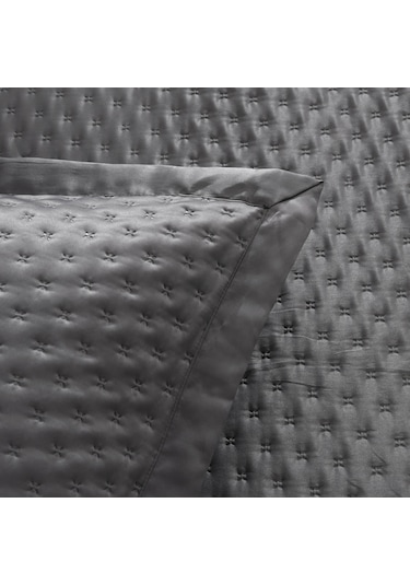 Karaca Home Alice Çift Kişilik Yatak Örtüsü Seti Antrasit Antrasit