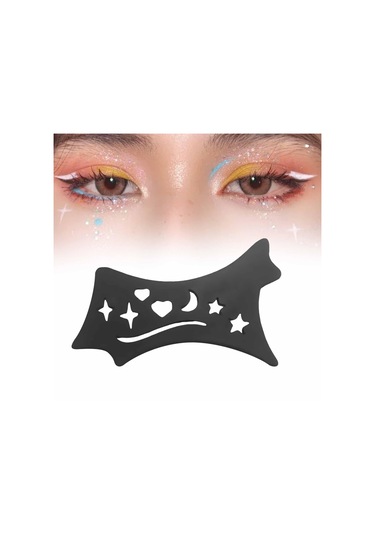 Dolıty Lady Black Için Eyeliner Stencil Çok Amaçlı Siyah Siyah