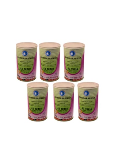 Marmarabirlik Az Tuzlu 291-320 KB Siyah Zeytin Teneke 6 x 800 G