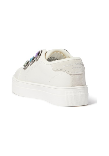 Kurt Geiger Çocuklar Için Şık Off White Spor Ayakkabılar Beyaz