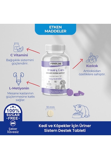 Foodline Urinary Care 75 Tablet İdrar nı
