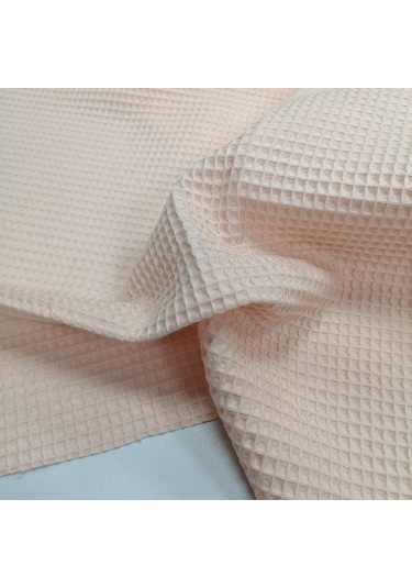 Waffle Pike Bornozluk Kumaş 100% Pamuk W-28 Pembe