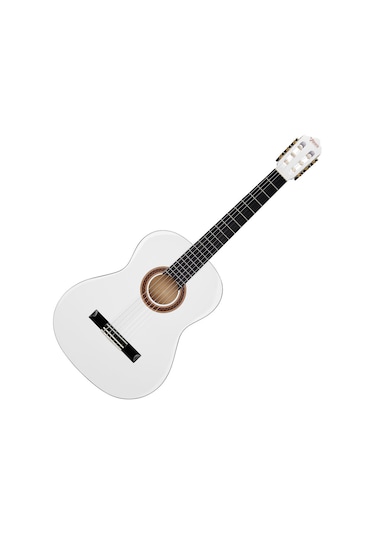 Valencia Vc103Twh Klasik Gitar 3/4 Beyaz Sap Çelikli + Kılıf + P
