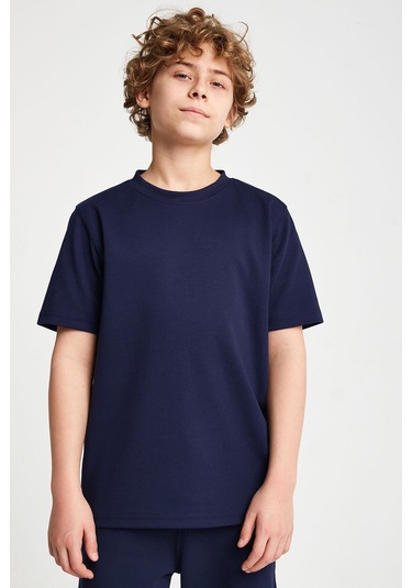 Lescon Çocuk Kısa Kol T-shirt 25s-3260-25n Lacivert